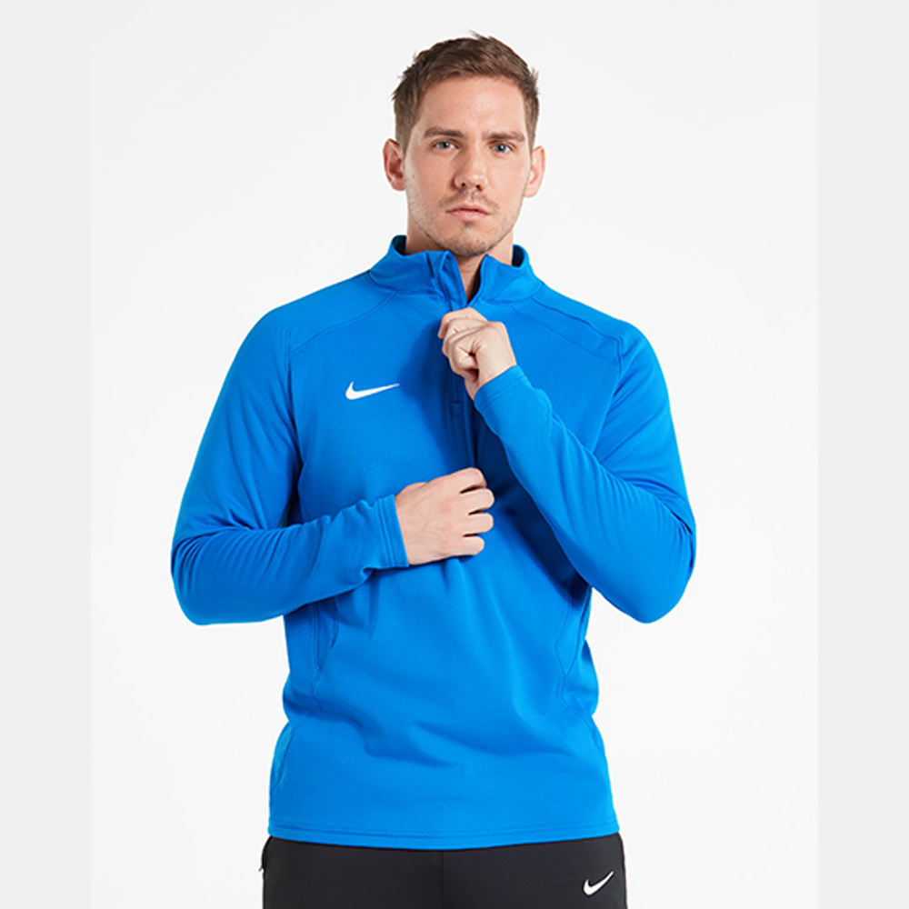 nike quarter zip blue