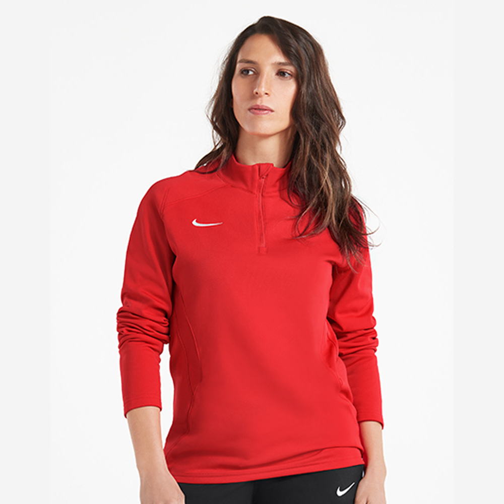 Women's 1/4 Zip Training Top Red | EKINSPORT