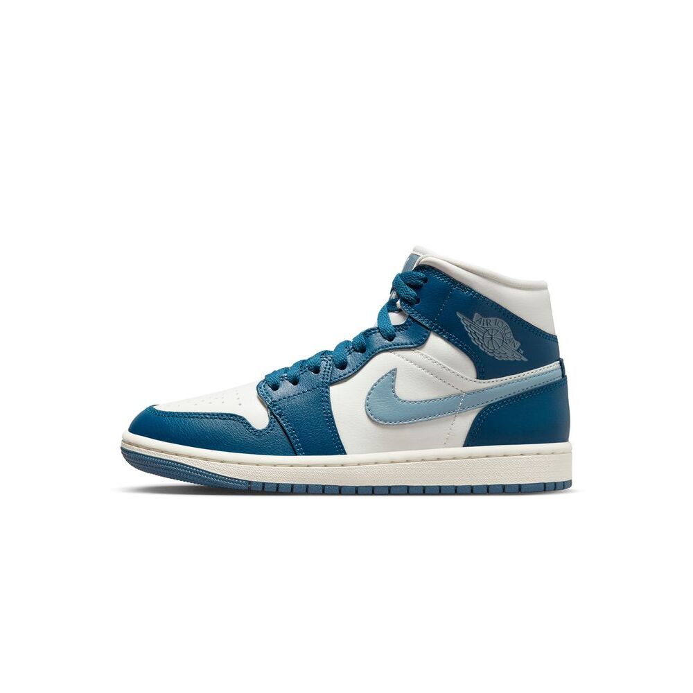 Jordan 1 mid top bleu femme