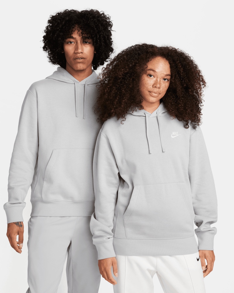 Casaco com capuz Club Fleece Nike Sportswear para homem, cinzento