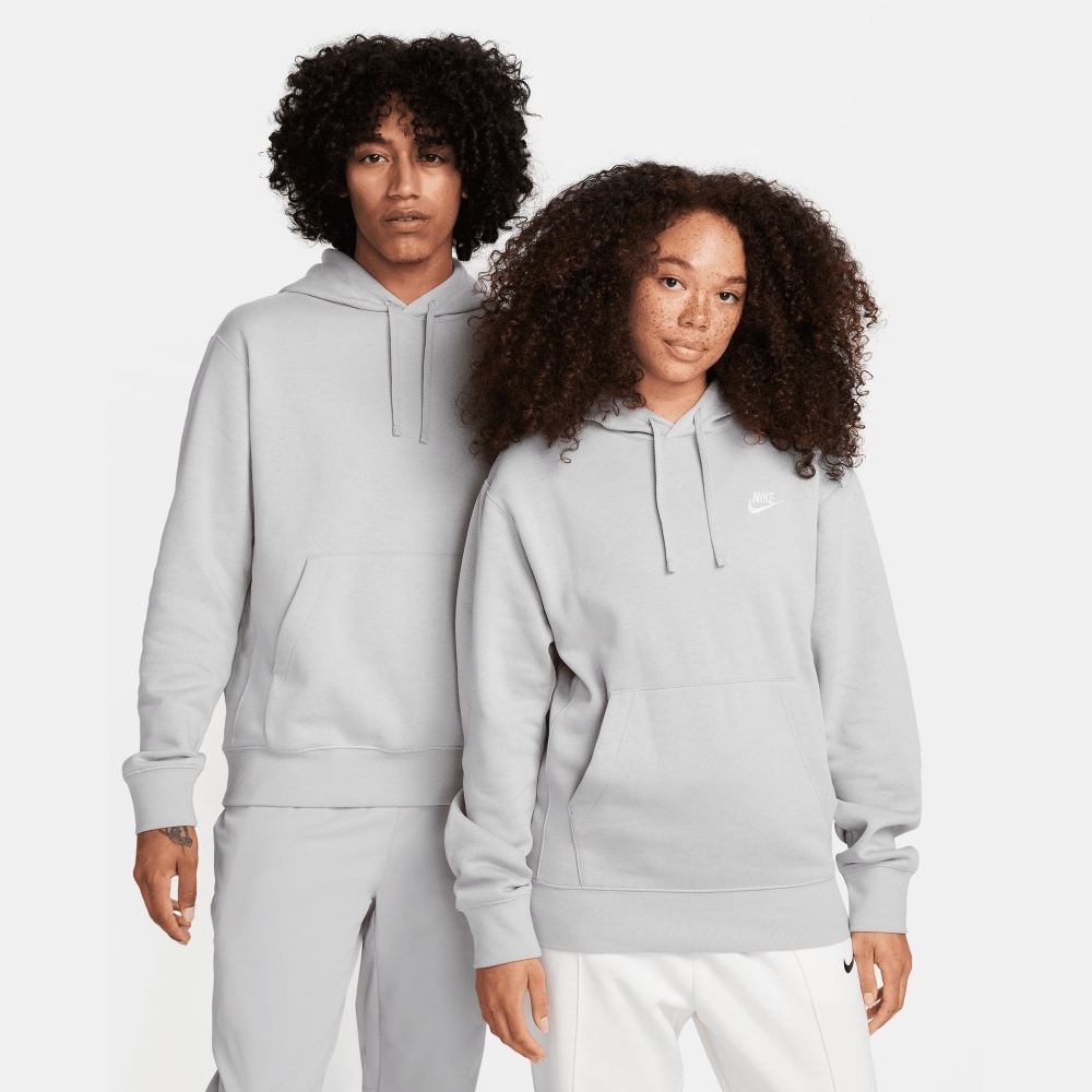 Casaco com capuz Club Fleece Nike Sportswear para homem, cinzento