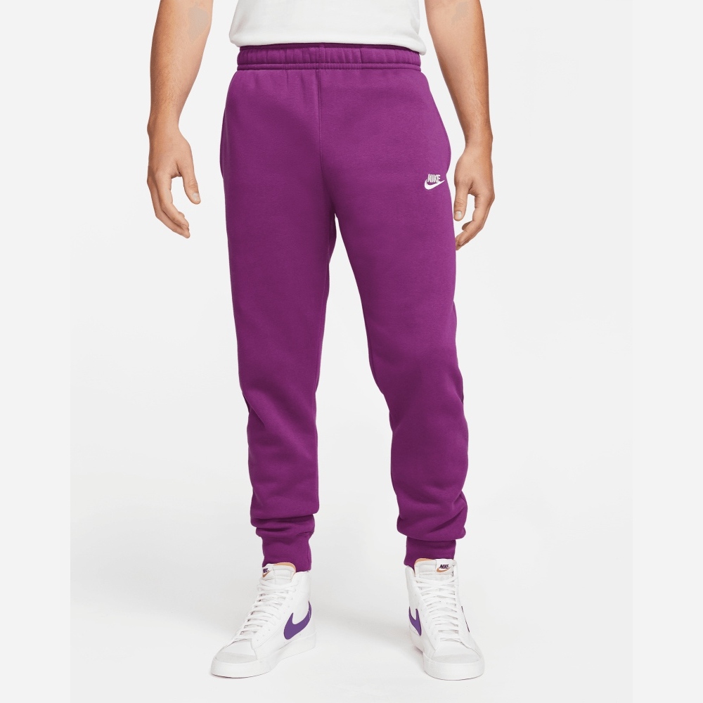 Men s Nike Sportswear Club Fleece Violet White Jogging Socks EKINSPORT