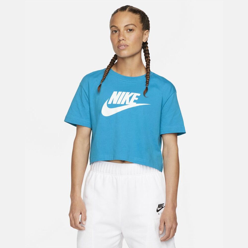 Nike T-shirt Energy Boyfriend Femme Blauw- JD Sports France