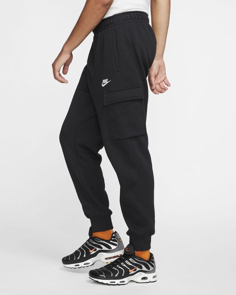 Bas jogging cargo Nike Sportswear Club Fleece pour Homme - CD3129-010 -  Noir