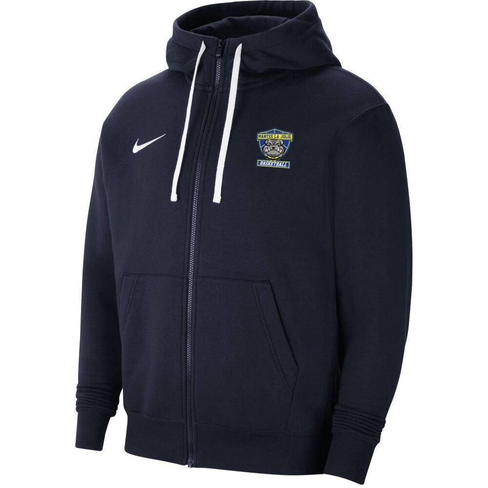 Sweat a capuche zippe pour Homme AS Mantaise Basket EKINSPORT