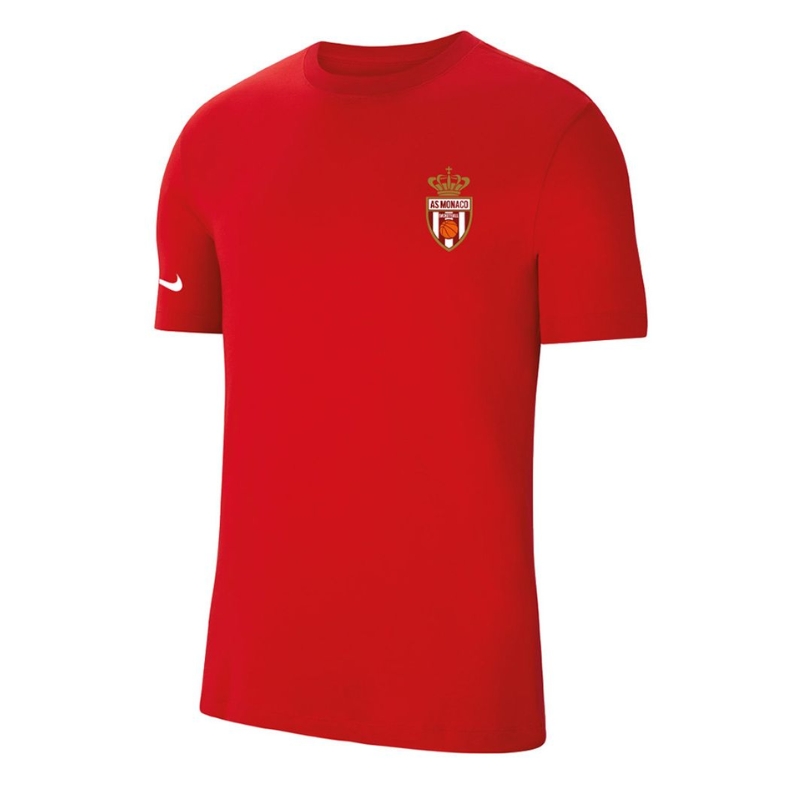 Tee-shirt Rouge pour Homme AS Monaco Basketball EKINSPORT