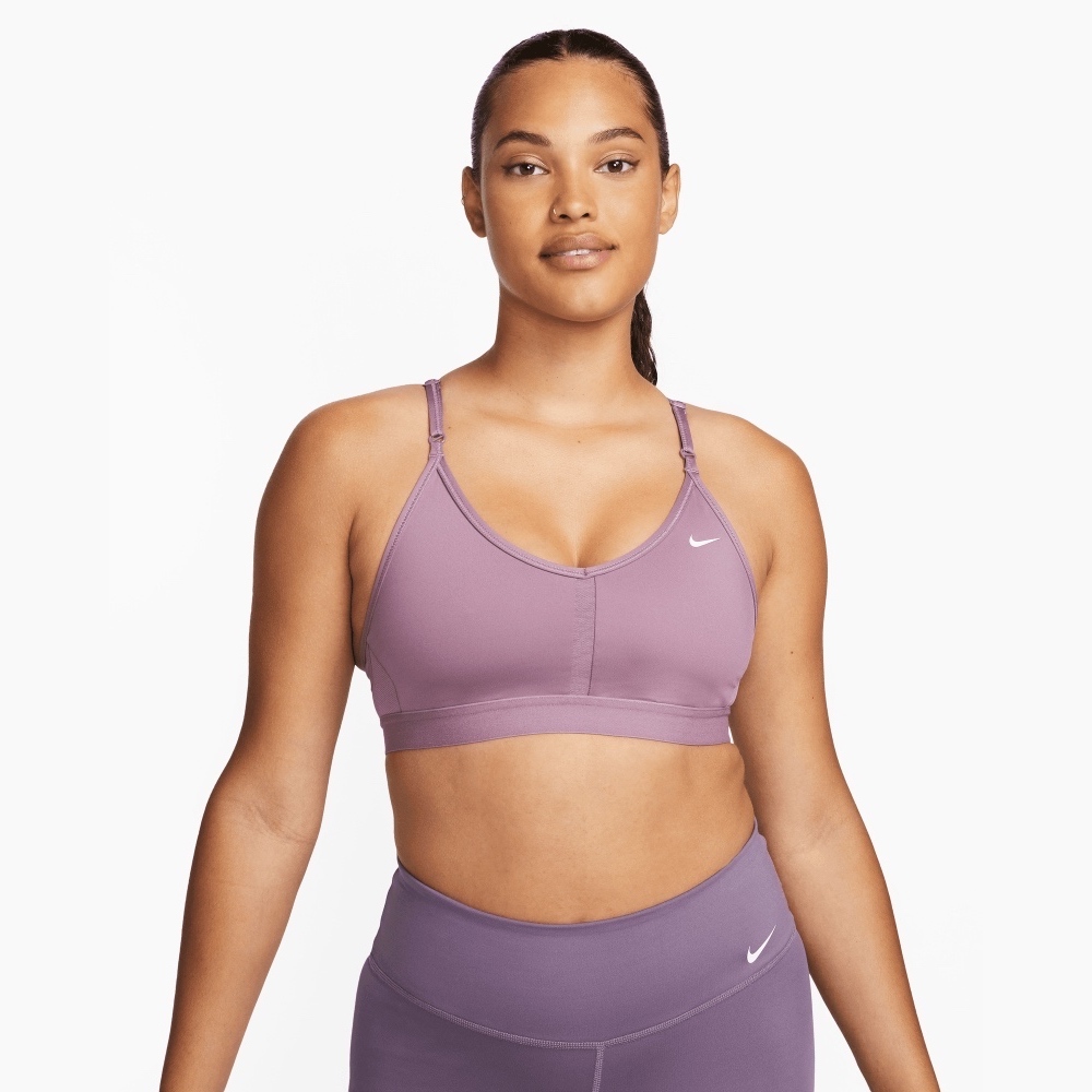 Nike Yoga Womens Dri-FIT Tee Purple XS