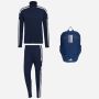 Ensemble adidas Squadra 21 pour Homme. Veste de survêtement + Pantalon de survêtement + Sac à dos (3 pièces)