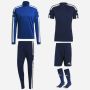 Pack adidas Squadra 21 (5 pièces) | Haut d'entrainement 1/4 zip  + Pantalon de survêtement + Maillot + Short + Chaussettes|