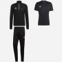 Pack adidas Entrada 22 (3 pièces) | Haut d'entraînement 1/4 zip + Pantalon de survêtement + Maillot |
