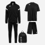 pack kappa dalcito 4 pièces ensemble de survêtement maillot short sac