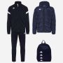 pack enfant kappa dalcito 4 pièces ensemble de survetement sac veste