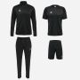 pack hummel essential 4 pieces maillot short haut 1 2 zip pantalon de survetement