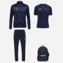 pack hummel essential 4 pieces maillot veste pantalon de survetement sac a dos