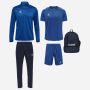 pack hummel essential 5 pieces maillot short haut 1 2 zip pantalon de survetement sac a dos