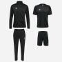 pack hummel essential 4 pièces maillot short veste de survêtement pantalon de survêtement