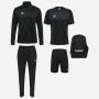 pack hummel essential 5 pièces maillot short haut 1/2 zip pantalon de survêtement sac à dos 