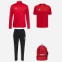 pack hummel essential 4 pièces maillot veste de survêtement pantalon de survêtement sac à dos