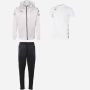 pack kappa grevolo 3 pieces veste de survetement pantalon de survetement polo