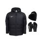 pack hiver nike academy pro 24 pour homme veste gants bonnet noir