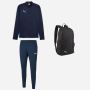 ensemble puma teamgoal 3 pieces zip pantalon sac