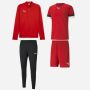 ensemble puma teamgoal 4 pieces zip pantalon maillot short