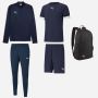 ensemble puma teamgoal 5 pieces zip pantalon maillot short sac