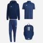 Pack adidas Entrada 22 (4 pièces) | Sweat à capuche + Bas de jogging + Polo + Sac à dos |