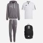 Pack adidas Entrada 22 (4 pièces) | Sweat à capuche + Bas de jogging + Polo + Sac à dos |