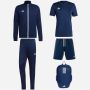 Pack adidas Entrada 22 (5 pièces) | Veste de survêtement + Pantalon de survêtement + Maillot + Short + Sac à dos |