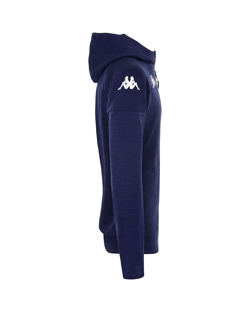 Felpa con zip e cappuccio Kappa VENEZIA Blu per Uomo 3115IJW 193