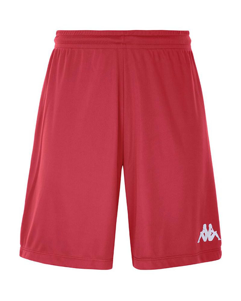 Red kappa shorts sale