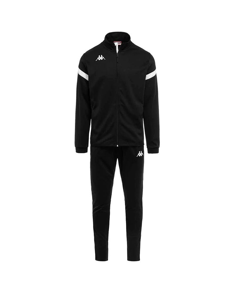 Tuta kappa nera strisce bianche discount