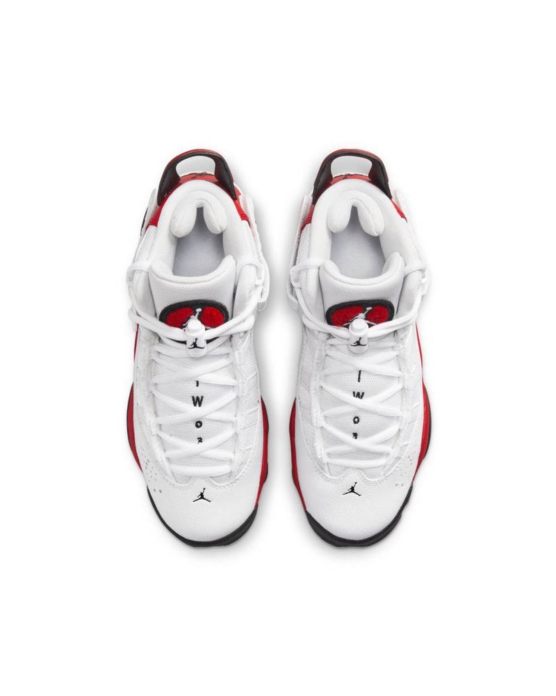 chaussures jordan 6 rings blanches pour enfant 323419 126
