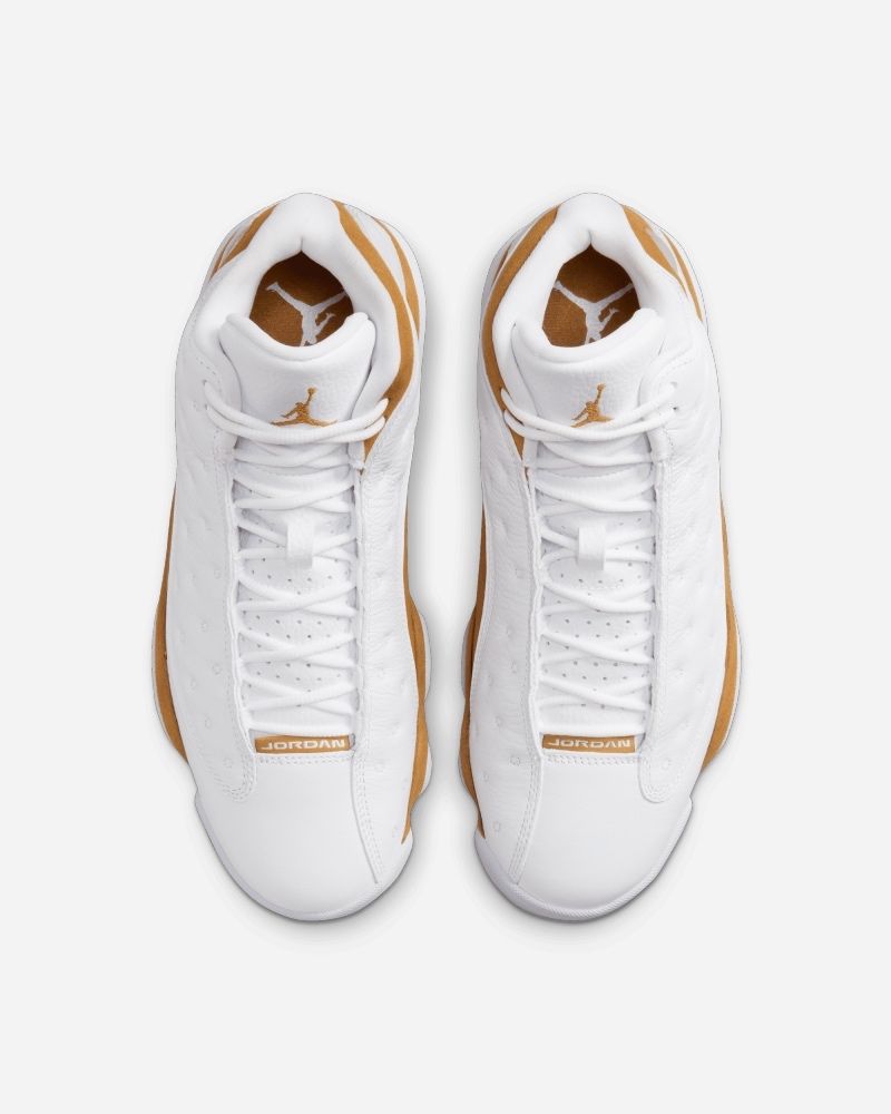 chaussures air jordan 13 retro blanc et beige homme 414571 171