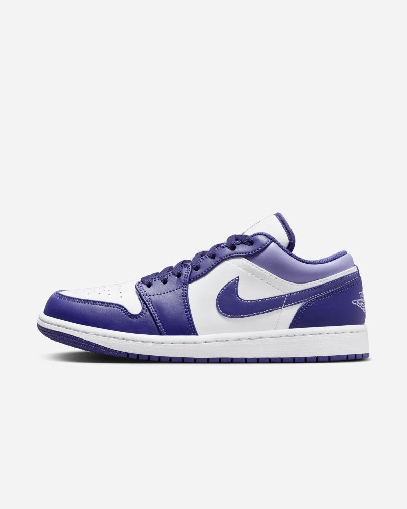 Chaussures Jordan 1 Low Violet & Blanc pour Homme 553558-515
