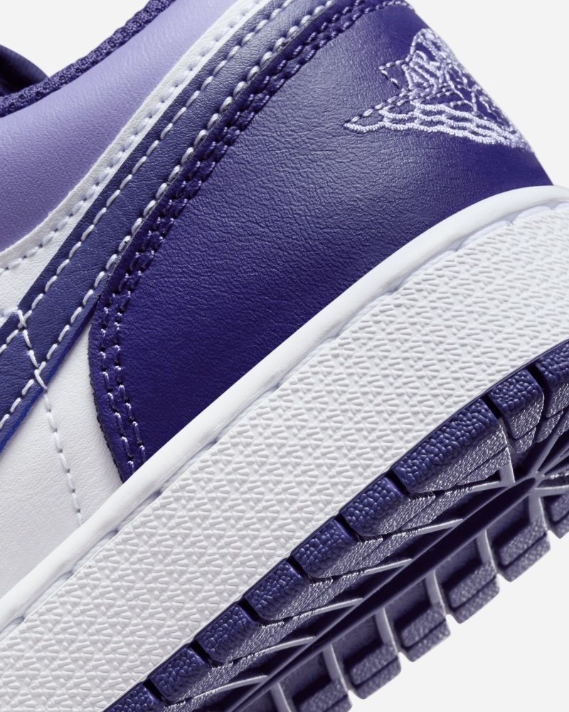 Chaussures Nike Jordan 1 Low Violet Blanc pour enfant EKINSPORT