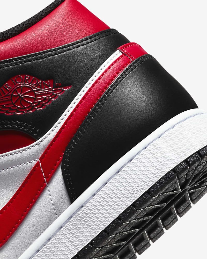 Air jordan 1 best sale mid homme rouge