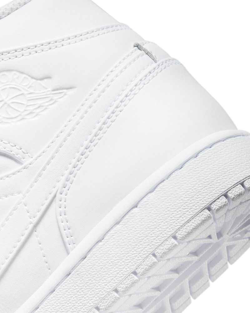 Jordan 1 mid blanche hot sale