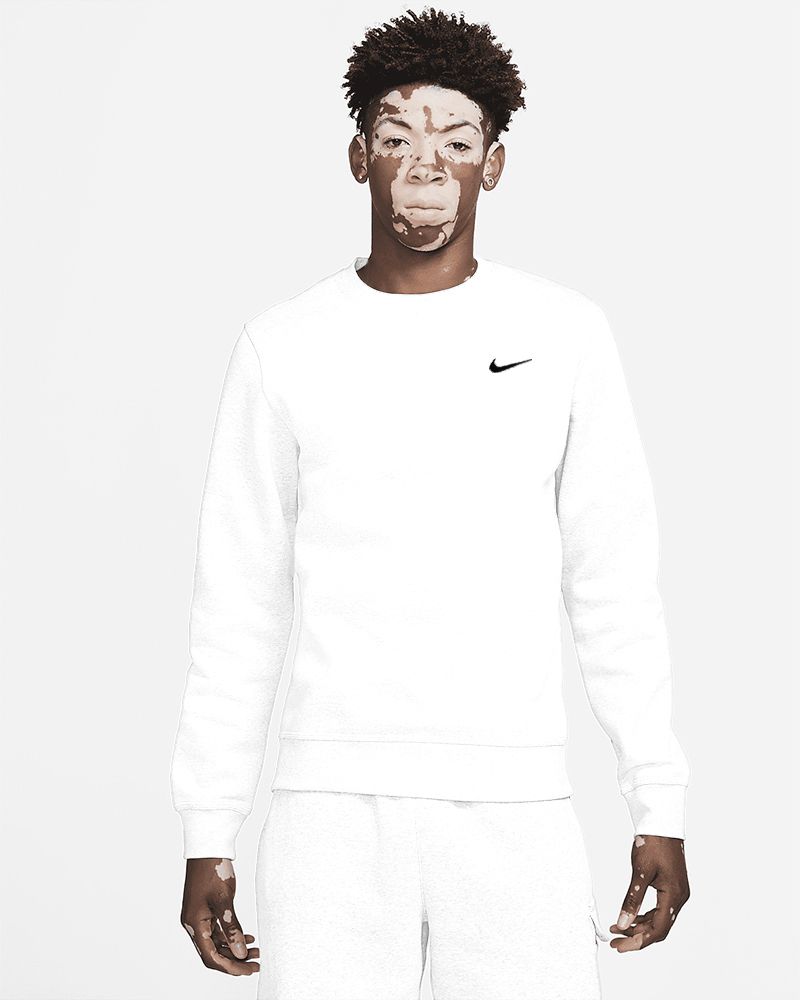 Sweat-shirt Nike Sportswear Blanc pour Homme - 839667-100