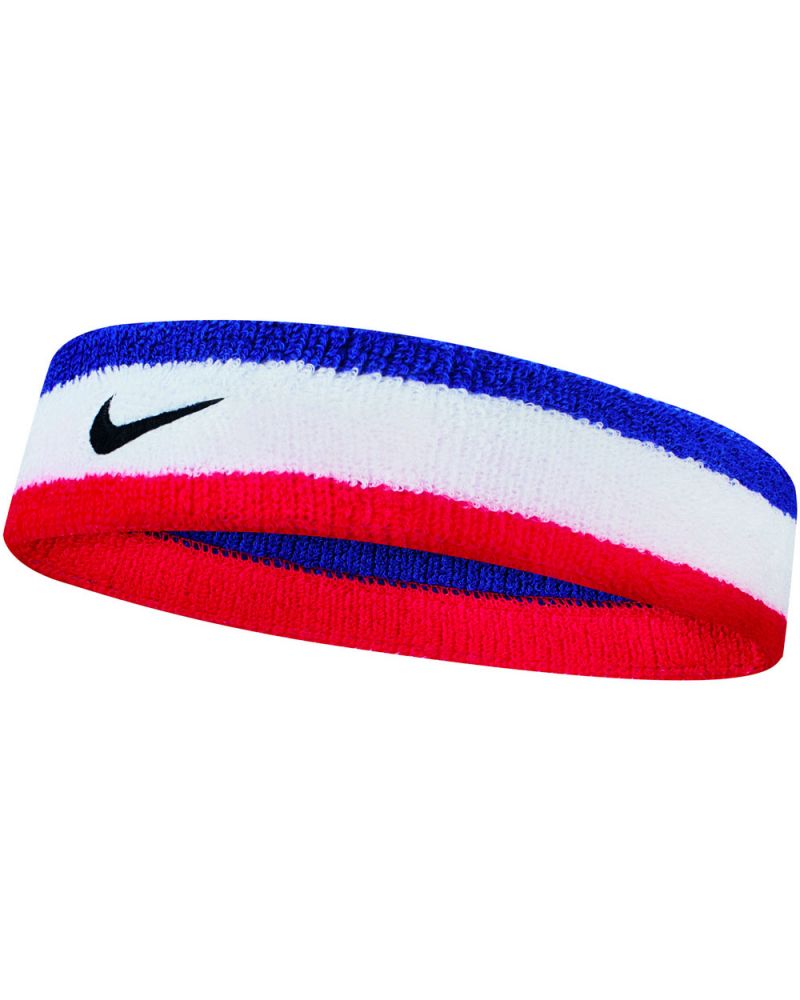 Nike blanche outlet rouge et bleu