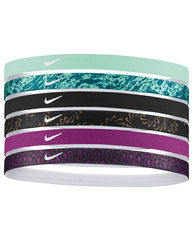Nike printed headbands assorted 6pk sale