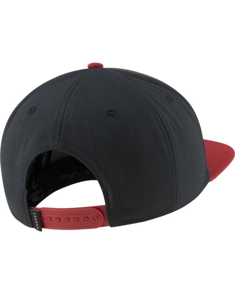 Casquette Jordan Pro Jumpman Snapback Noire et Rouge EKINSPORT