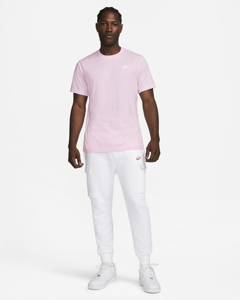 Tee shirt nike rose homme sale