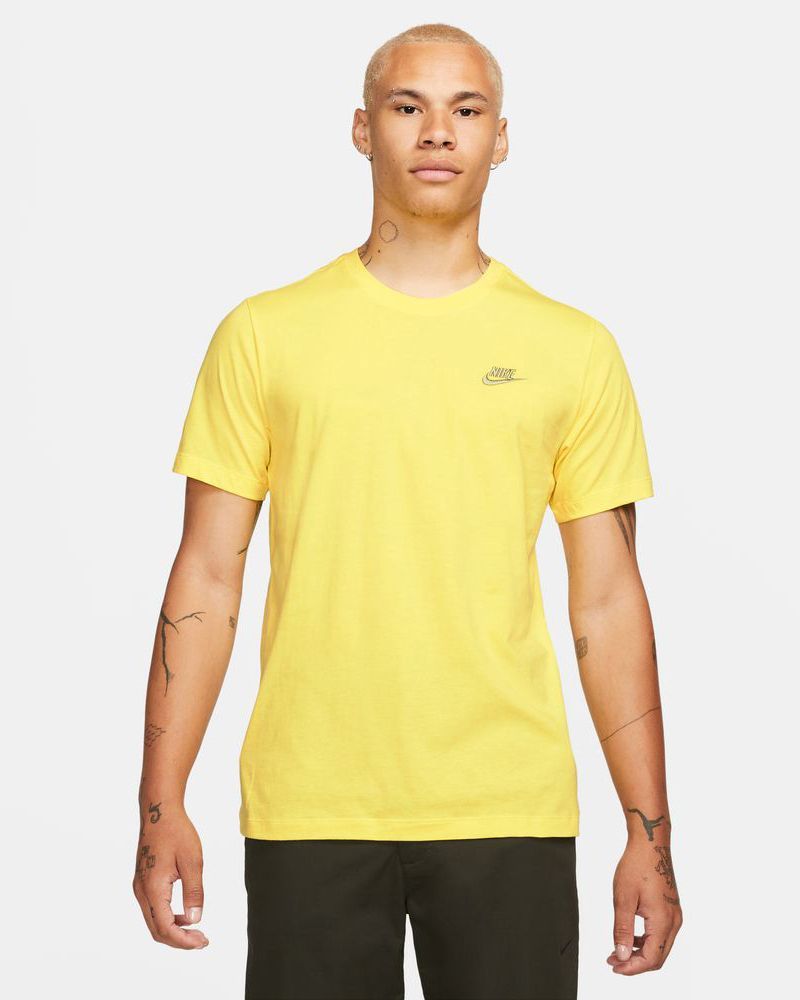 T shirt nike homme jaune discount