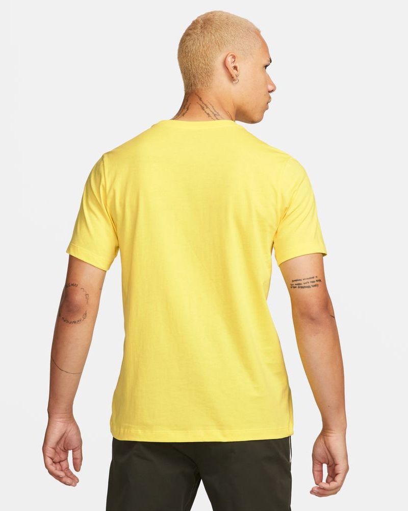 T shirt nike jaune homme clearance