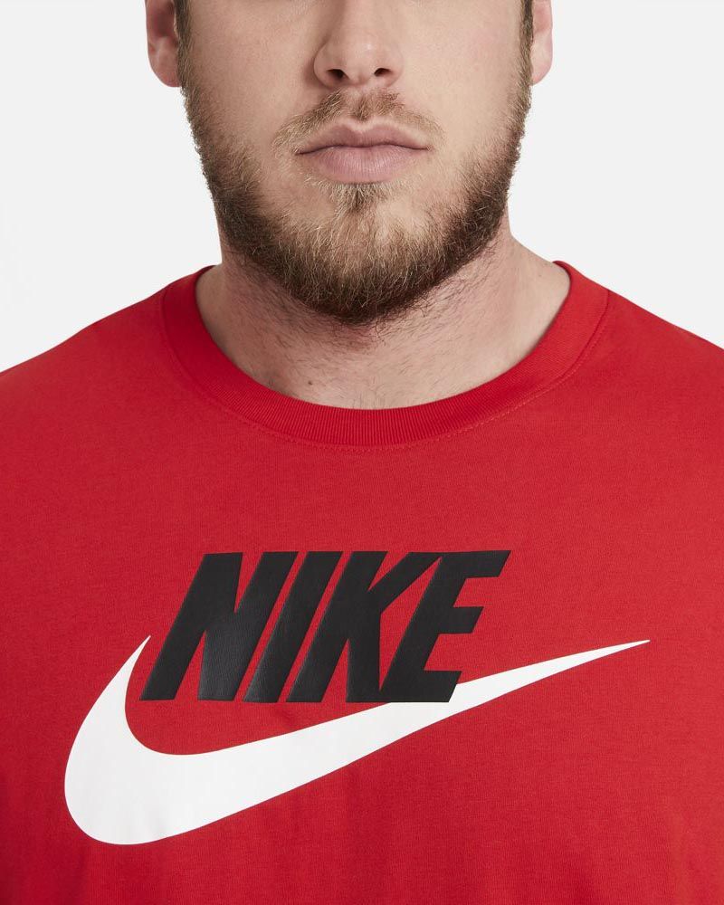 T Shirt Nike Sportswear 100 Coton pour Homme AR5004 657 Rouge