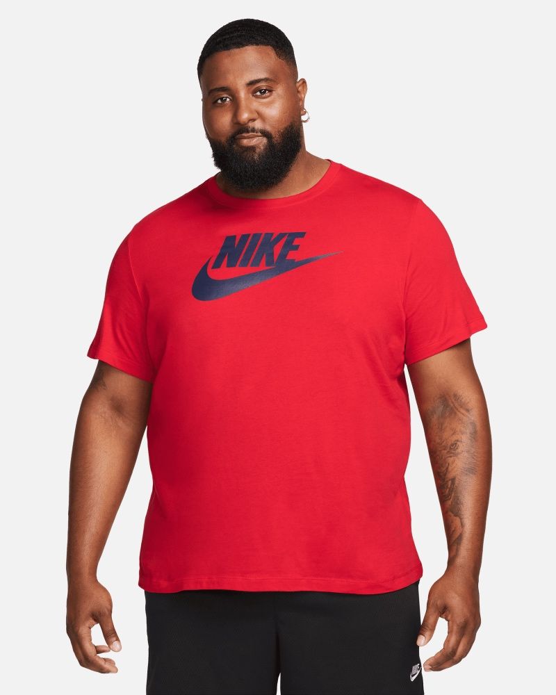 T shirt top nike rouge homme