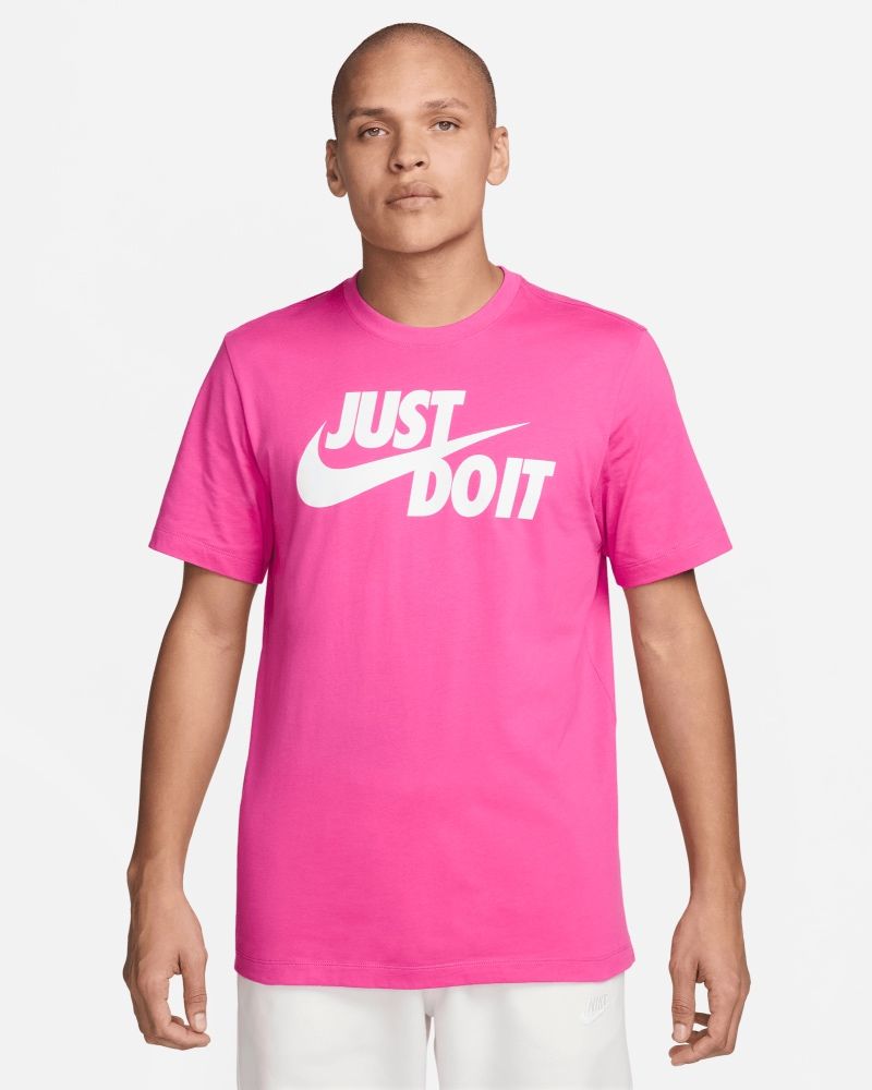 Tee shirt shop nike rose homme