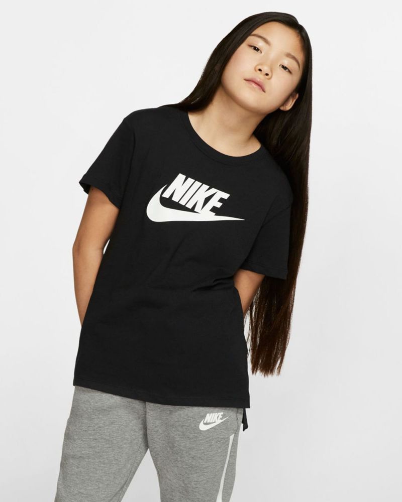 T-shirt Nike Sportswear Noir pour Enfant AR5088-010